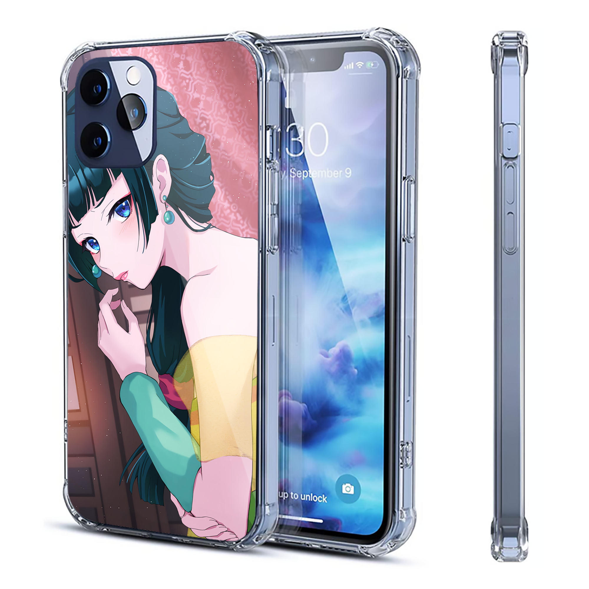 （画像用） 薬屋のひとりごと The Apothecary Diaries 【iPhone 12シリーズ対応】透明スマホケース（クリアソフトケース）